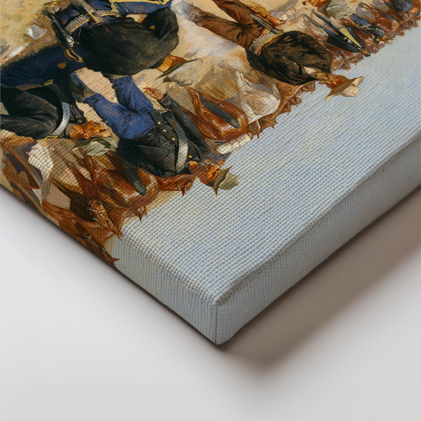 A Cavalryman's Breakfast (1892) – Frederic Remington - Printed Masterpieces