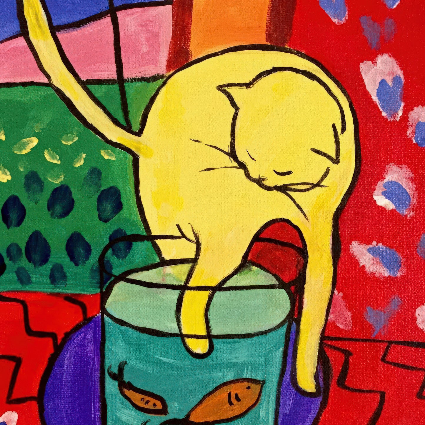 The cat with Red fish (1914) – Henri Matisse
