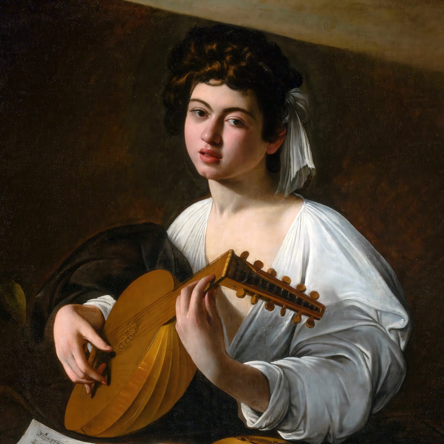 The Lute Player – Caravaggio, Classic Art Reproduction
