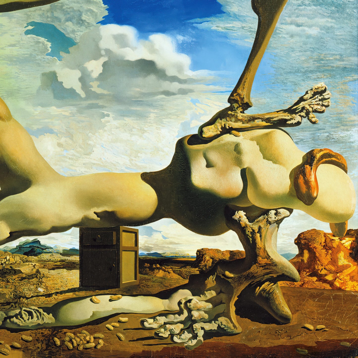 Soft Construction with Boiled Beans (1936) – Salvador Dalí - Printed Masterpieces