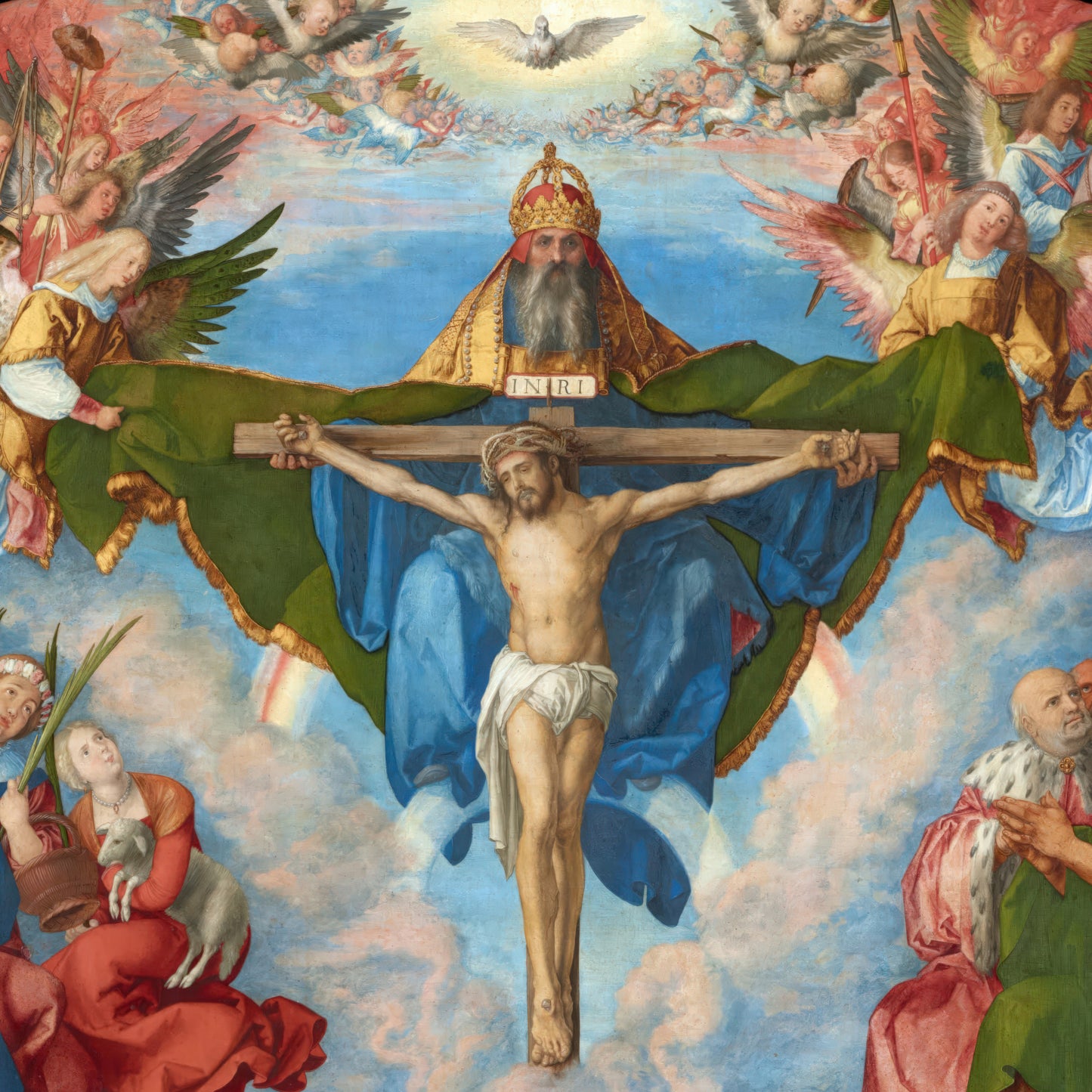 Adoration of the Trinity – Albrecht Dürer, Classic Art Reproduction