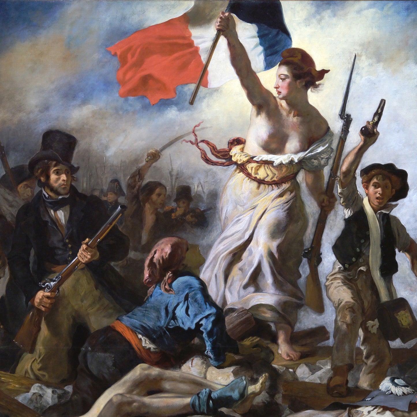 Liberty Leading the People – Eugène Delacroix, Classic Art Reproduction