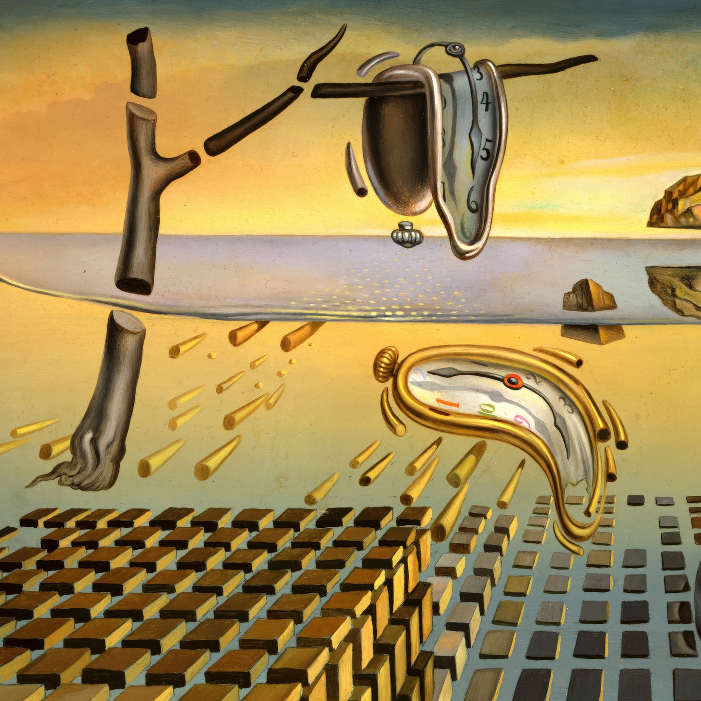 The Disintegration of the Persistence of Memory – Salvador Dalí, Classic Art Reproduction