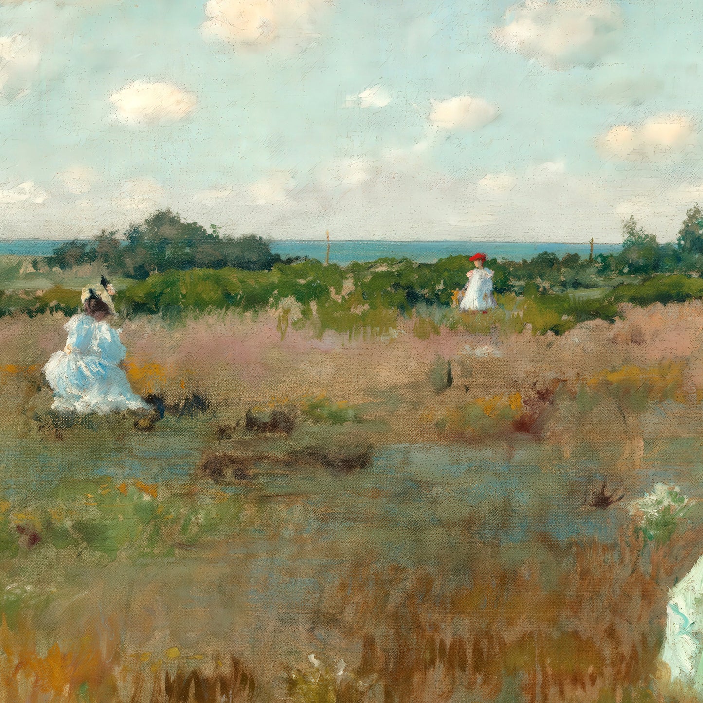 Gathering Autumn Flowers (1894) – William Merritt Chase