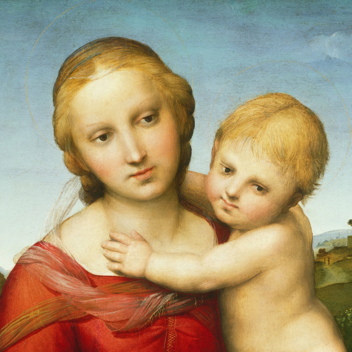 Small Cowper Madonna – Raphael Santi, Classic Art Reproduction