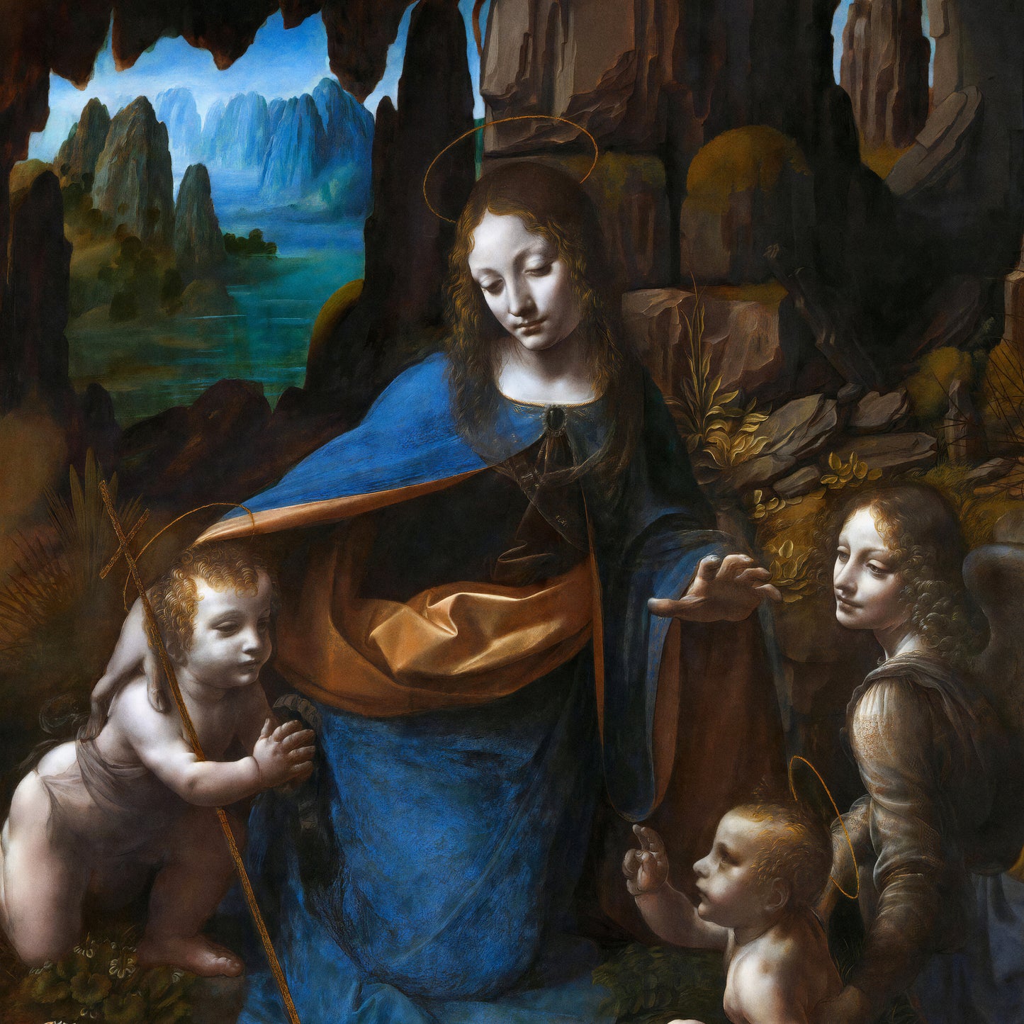 Virgin of the Rocks – Leonardo da Vinci, Classic Art Reproduction