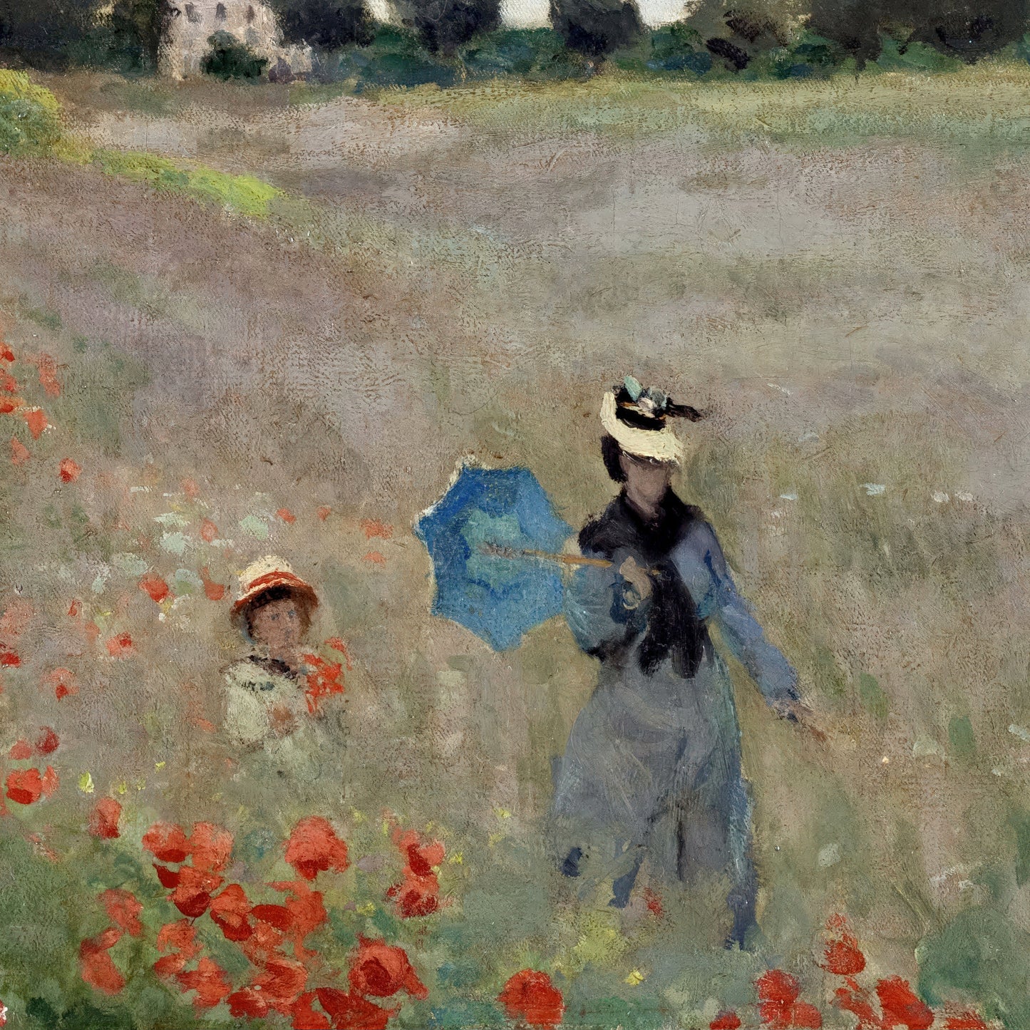 The Poppy Field near Argenteuil (1873) – Claude Monet - Printed Masterpieces