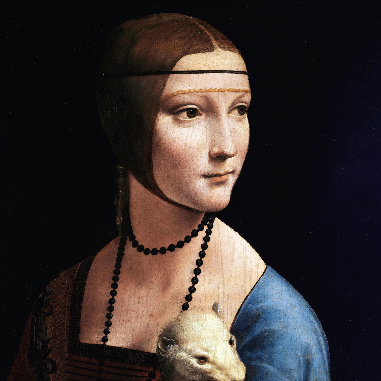 Lady with an Ermine – Leonardo da Vinci, Classic Art Reproduction