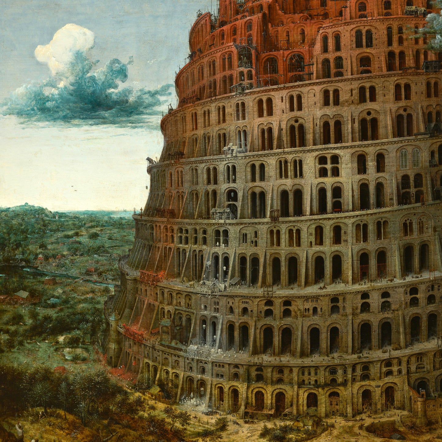 The Tower of Babel – Pieter Bruegel the Elder, Classic Art Reproduction
