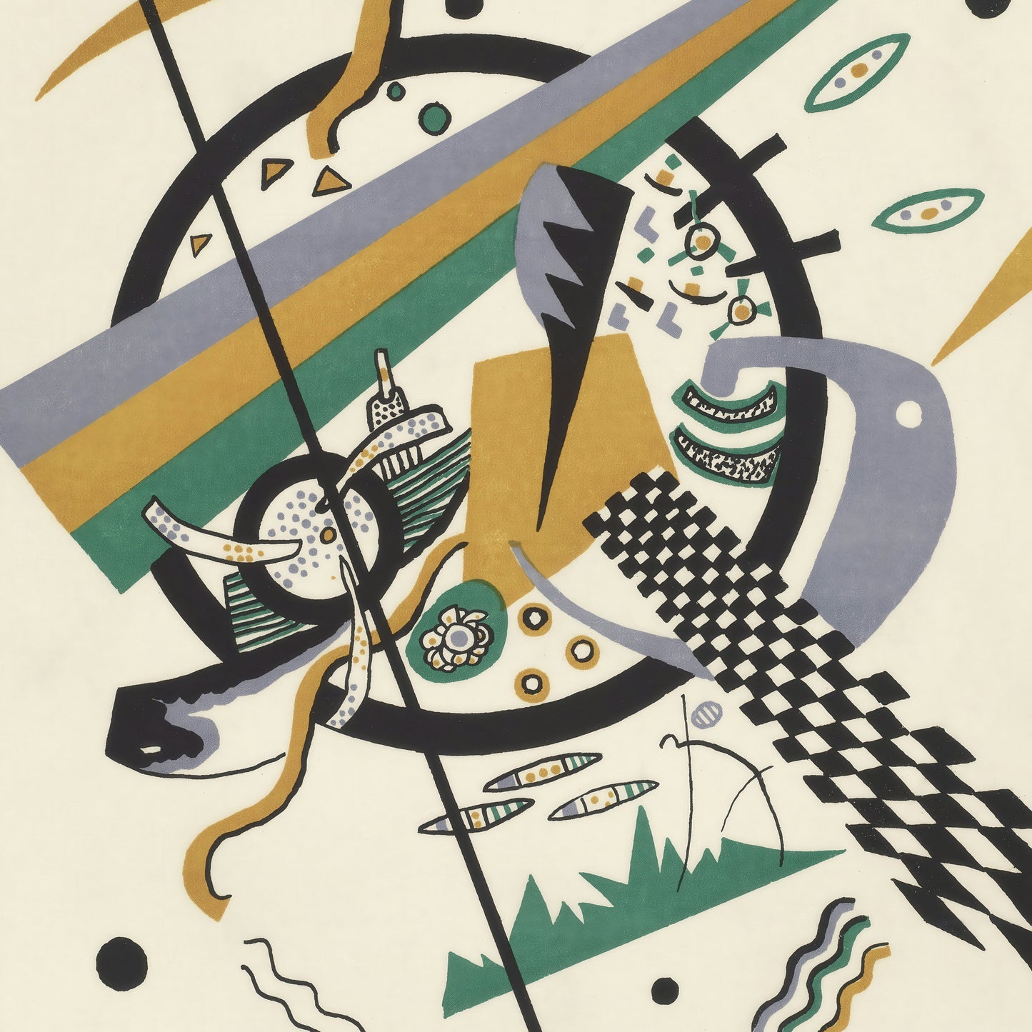 Kleine Welten IV – Wassily Kandinsky, Classic Art Reproduction