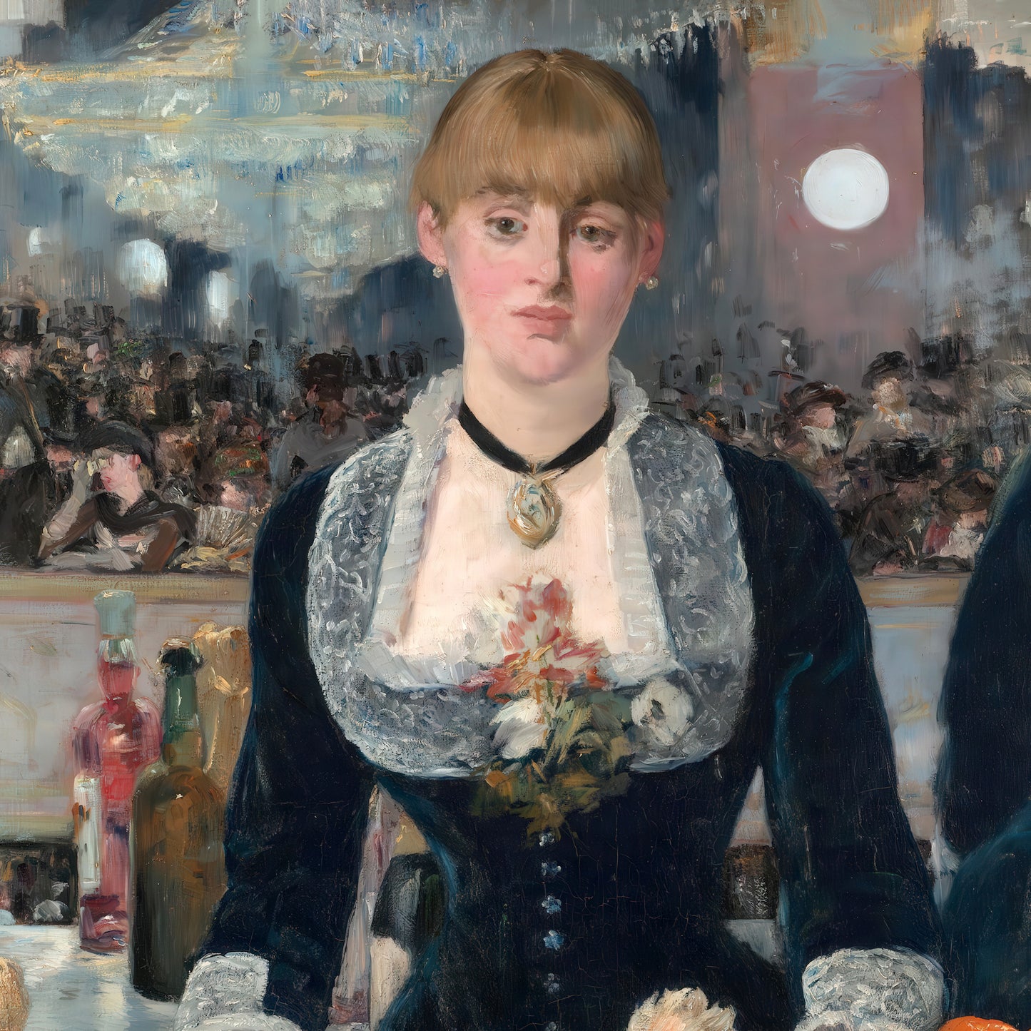 A Bar at the Folies-Bergère – Claude Monet, Classic Art Reproduction