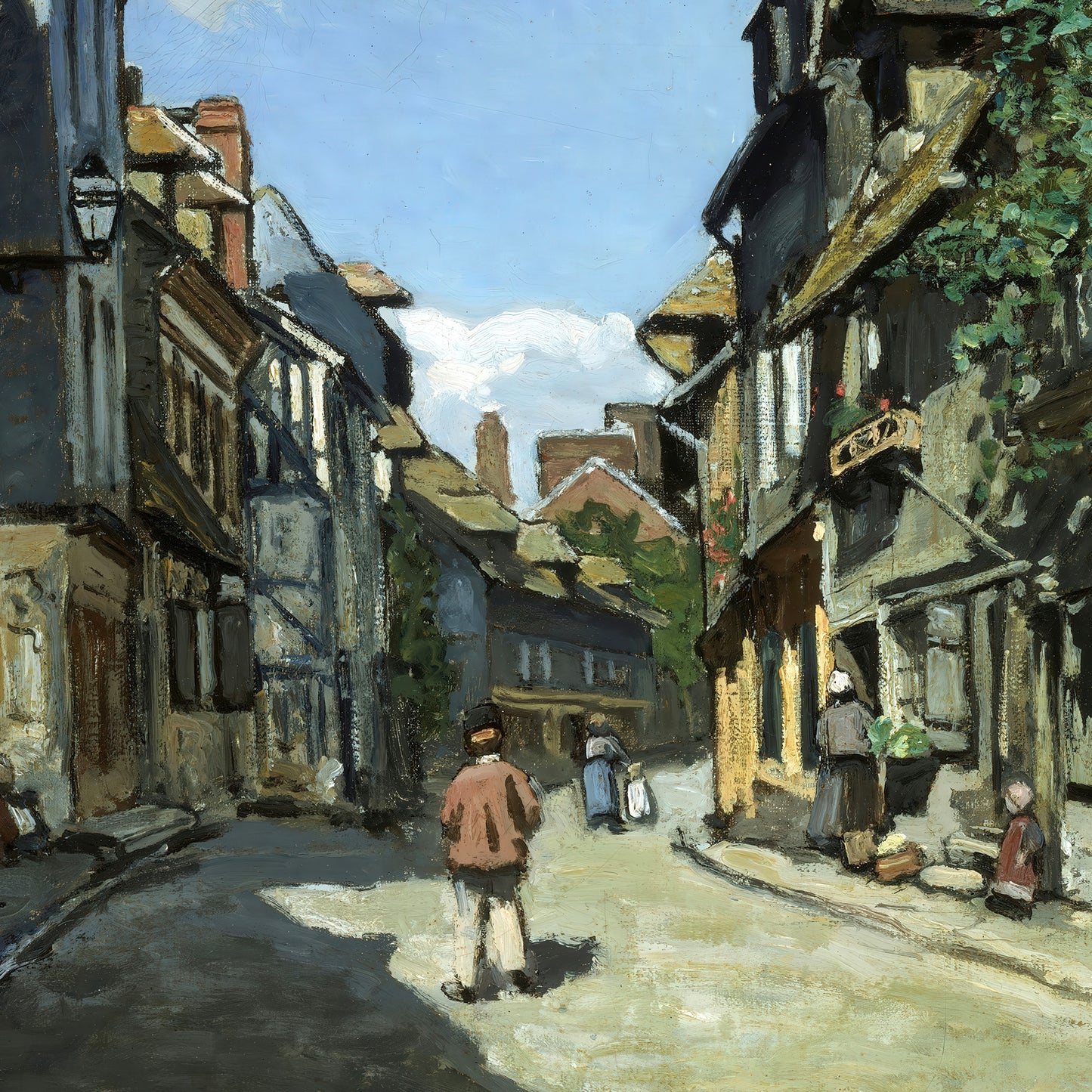 Rue de la Bavole (1864) – Claude Monet - Printed Masterpieces