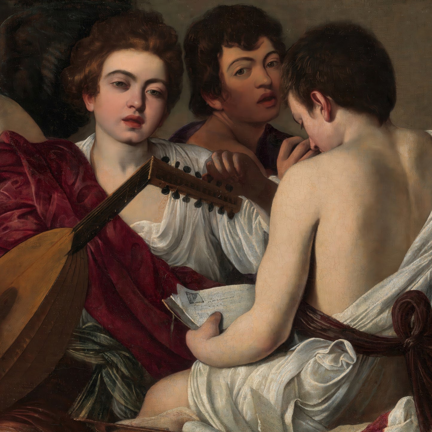 The Musicians (1595) – Caravaggio - Printed Masterpieces