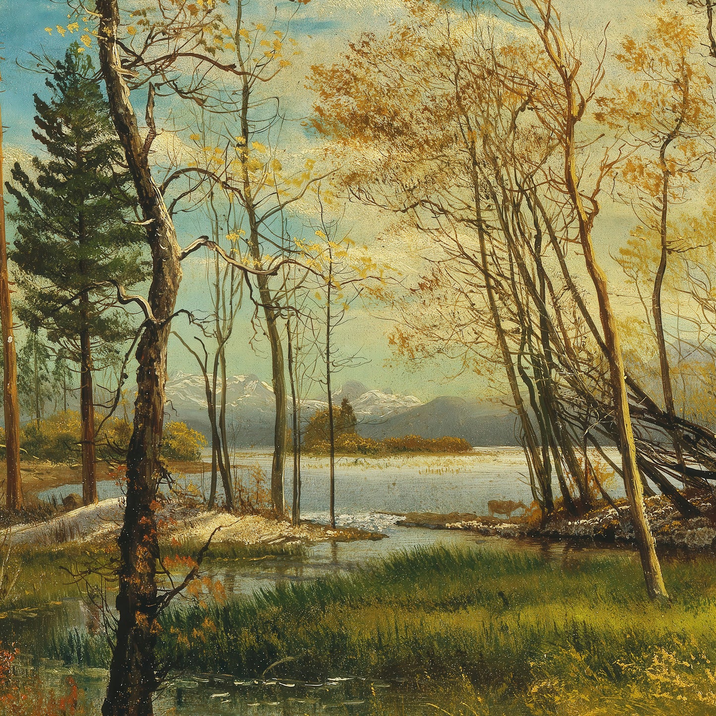 Lake Tahoe – Albert Bierstadt, Classic Art Reproduction