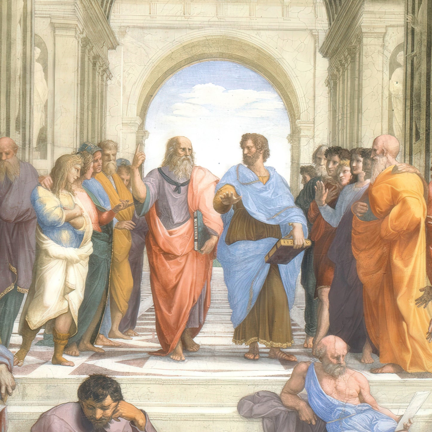 The School of Athens – Raphael Santi, Classic Art Reproduction