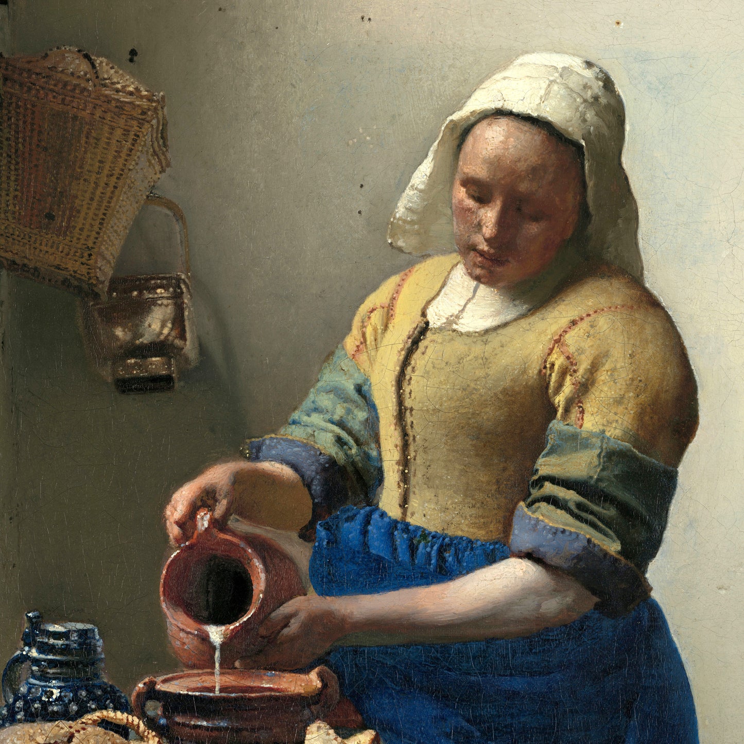 The Milkmaid (1660) – Johannes Vermeer - Printed Masterpieces