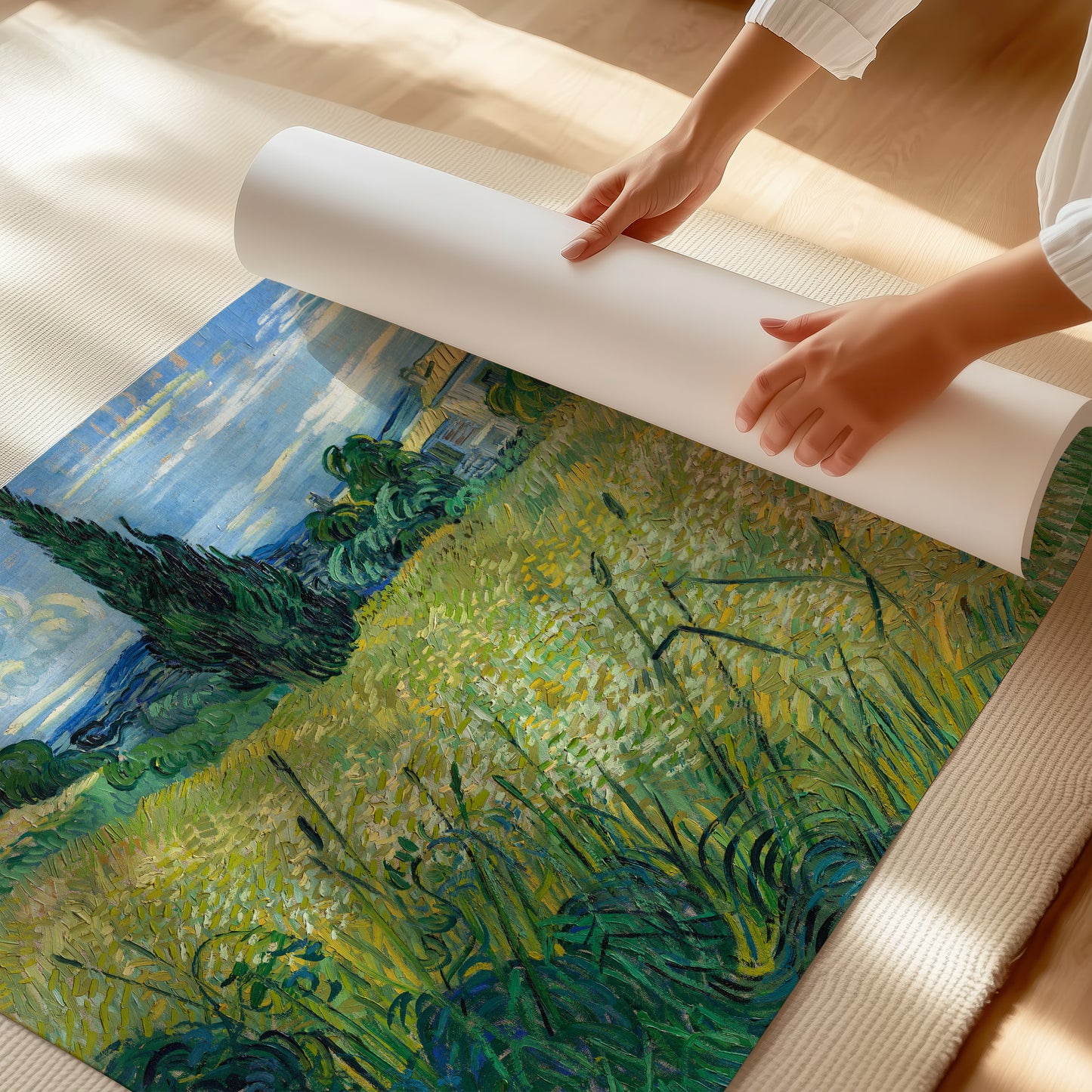 Green Field – Vincent van Gogh, Classic Art Reproduction