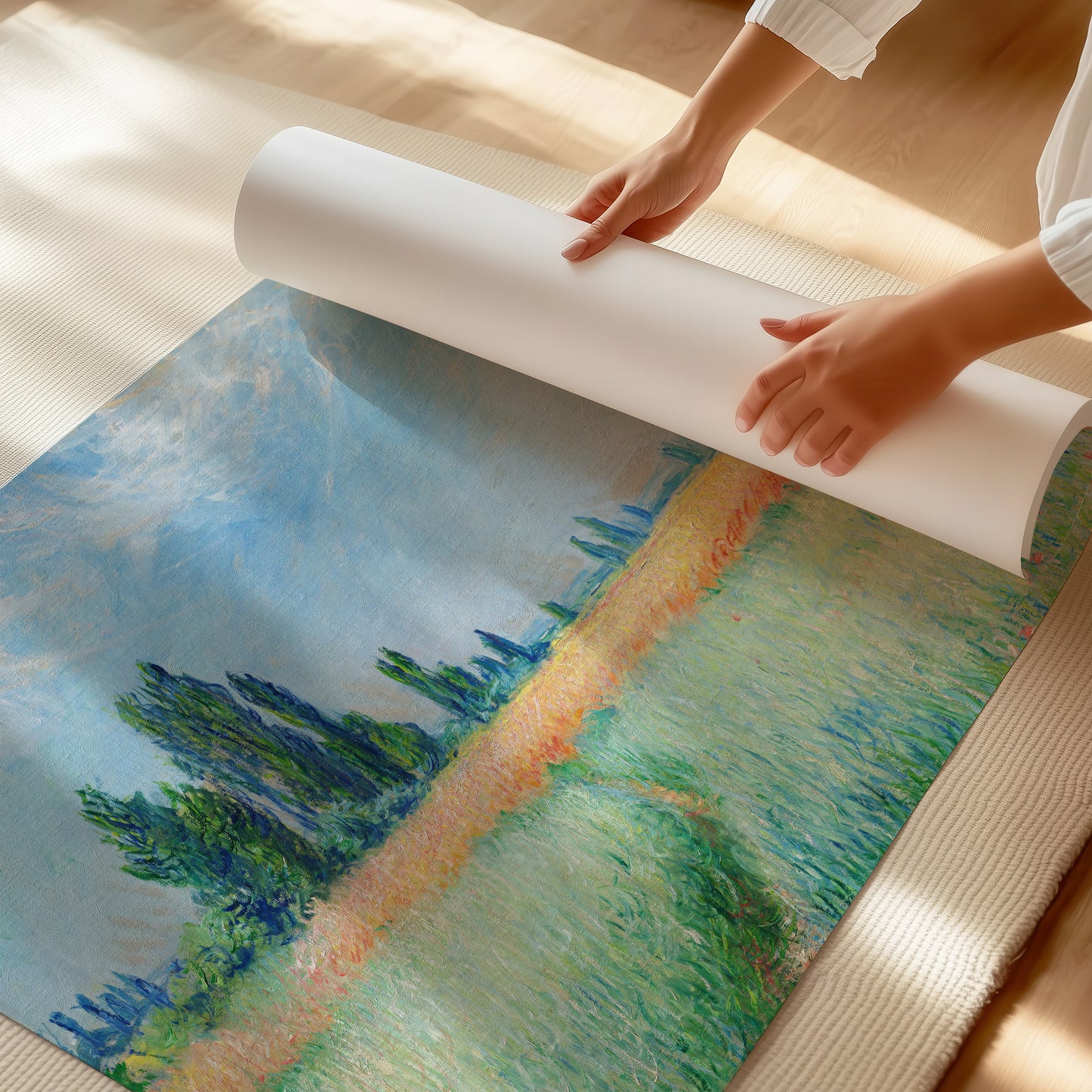 Wheatfield (1881) – Claude Monet - Printed Masterpieces