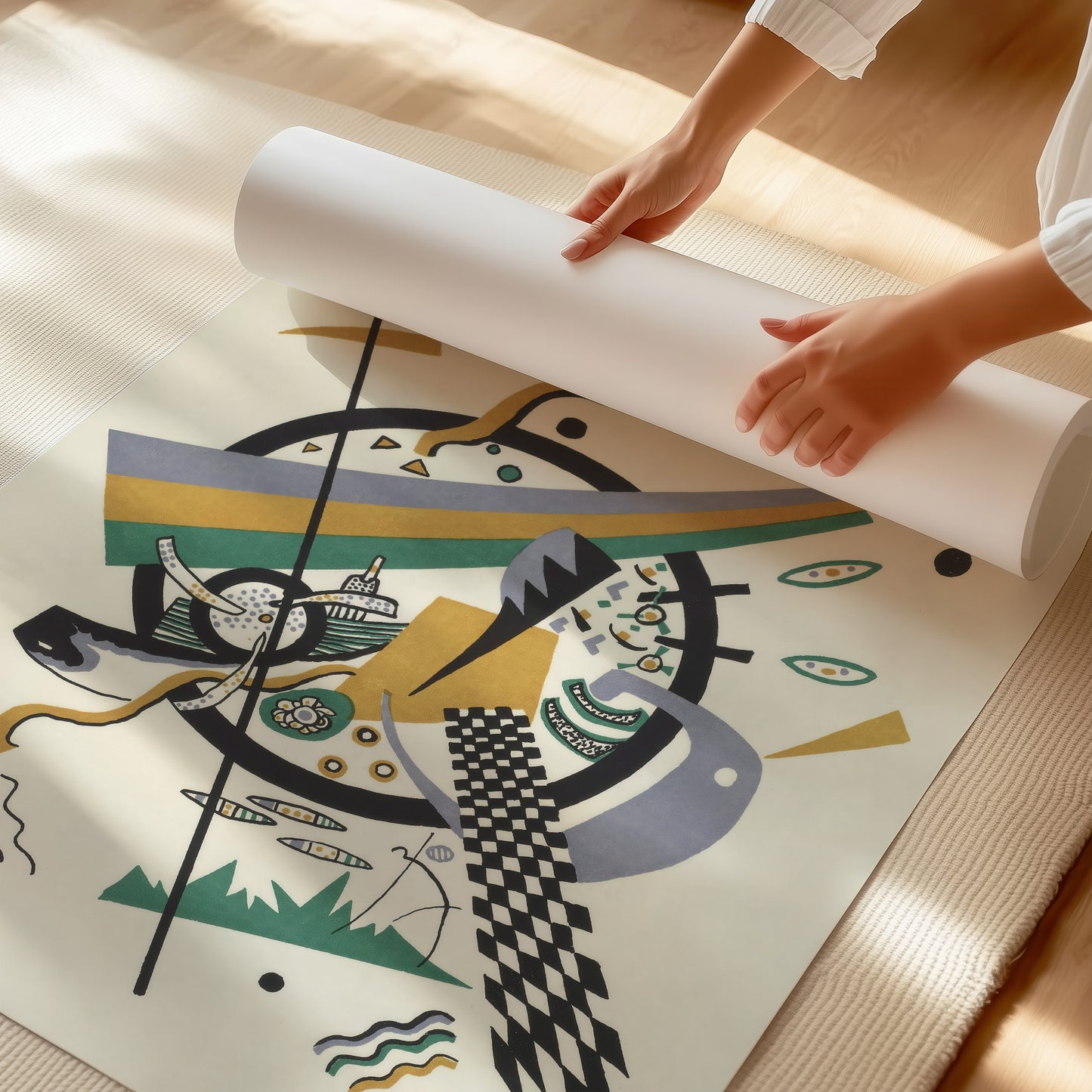Kleine Welten IV – Wassily Kandinsky, Classic Art Reproduction