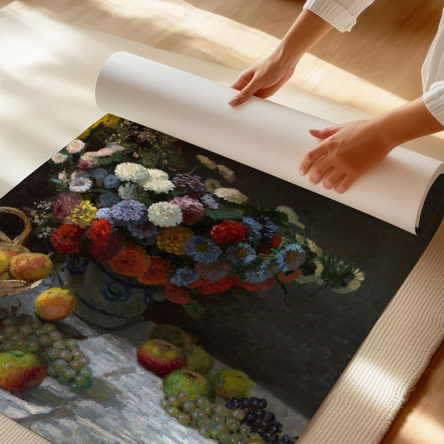 Still Life with Flowers and Fruit (1869) – Claude Monet - Printed Masterpieces