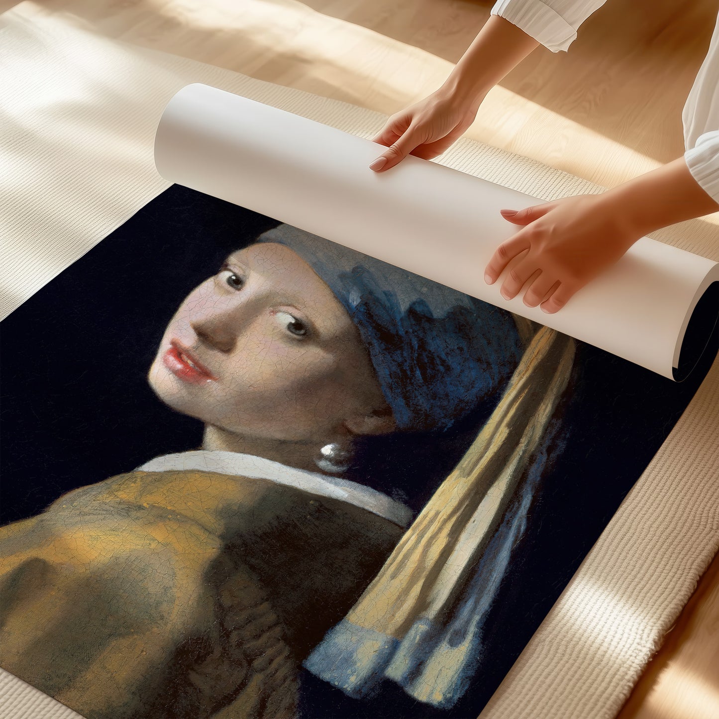 Girl with a Pearl Earring (1665) – Johannes Vermeer - Printed Masterpieces