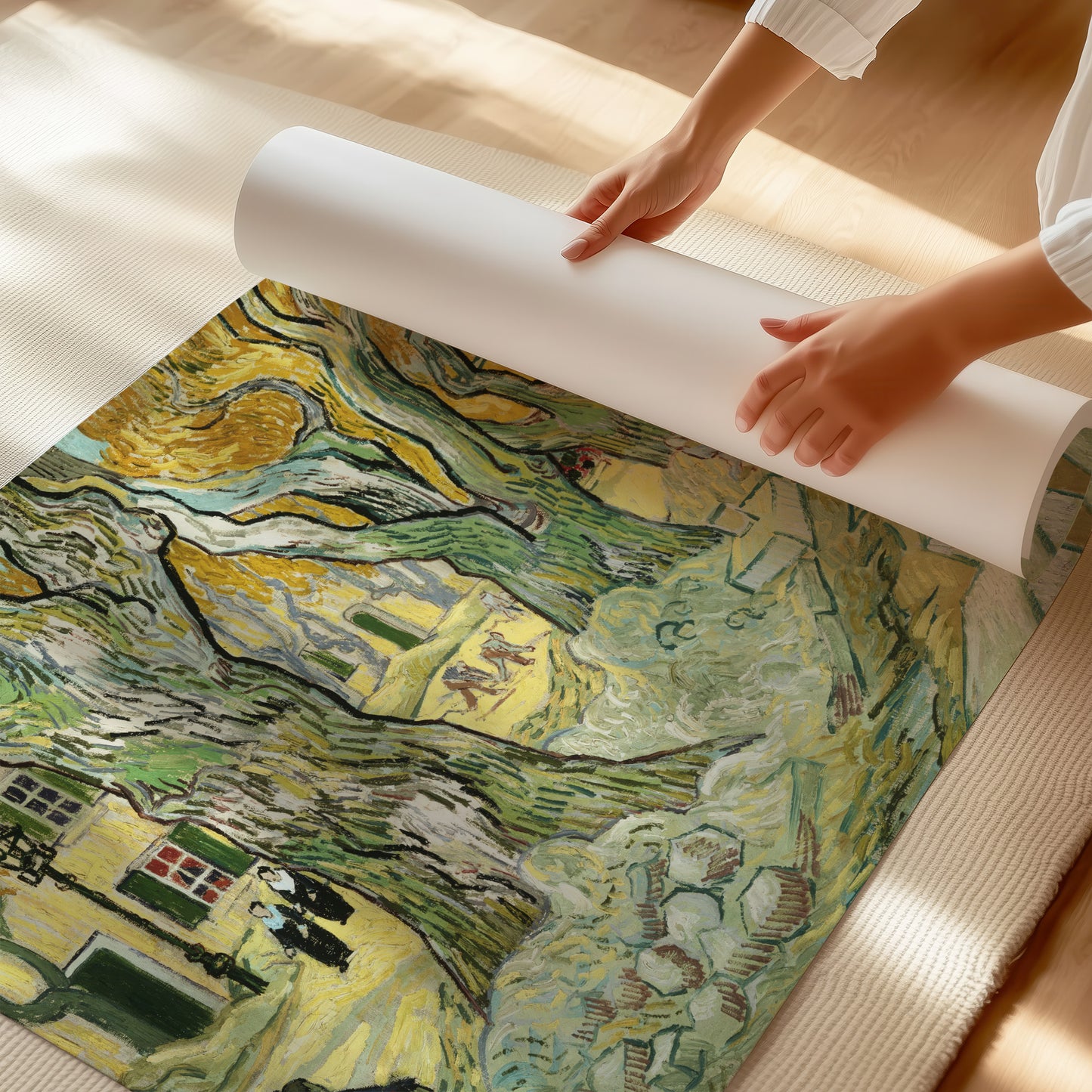 The Road Menders (1889) – Vincent van Gogh - Printed Masterpieces