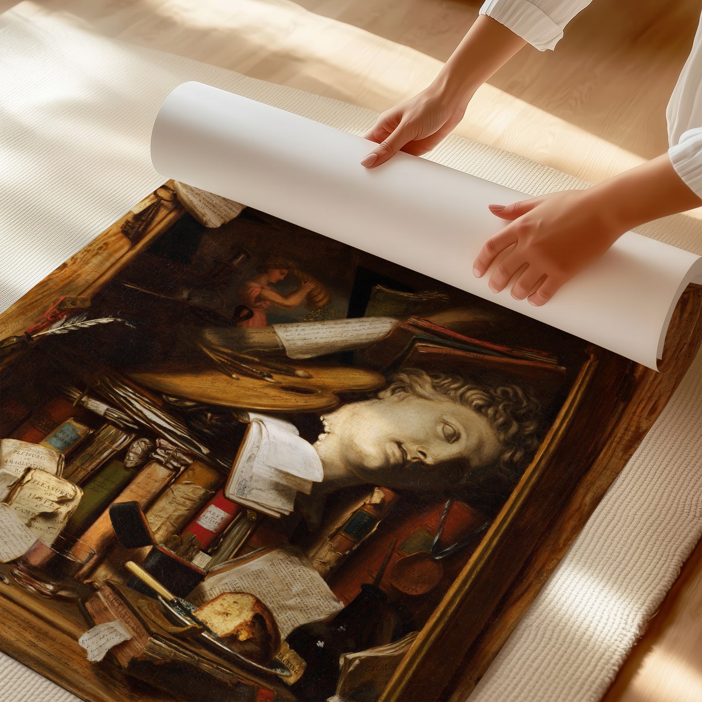 The Vanity of the Artist's Dream (1785–1862) – Charles Bird King - Printed Masterpieces