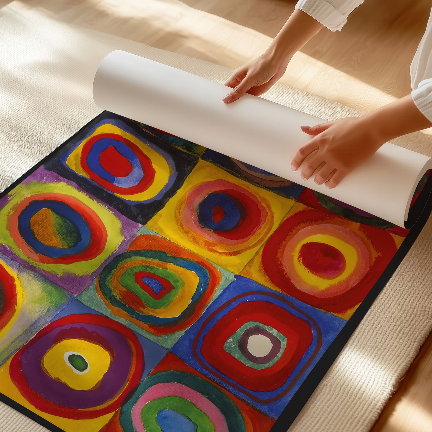 Squares with Concentric Circles (1913) – Wassily Kandinsky - Printed Masterpieces