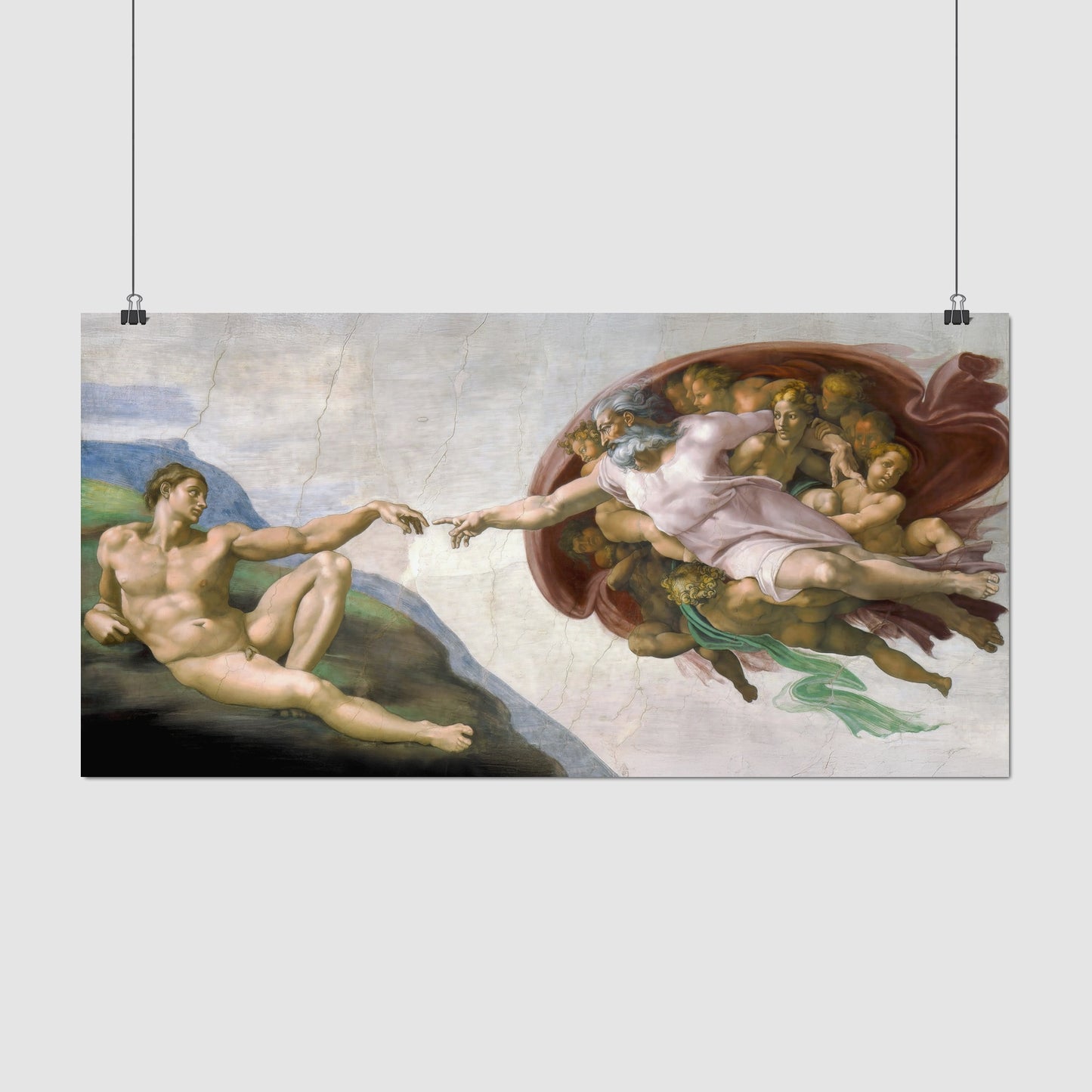 The Creation of Adam – Michelangelo Buonarroti, Classic Art Reproduction