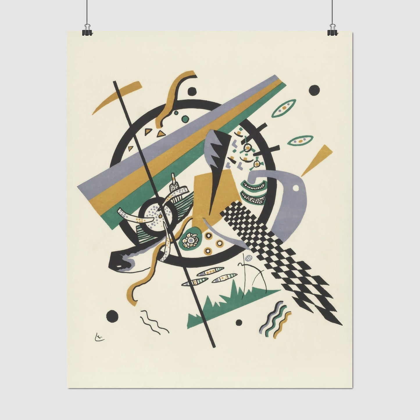 Kleine Welten IV – Wassily Kandinsky, Classic Art Reproduction
