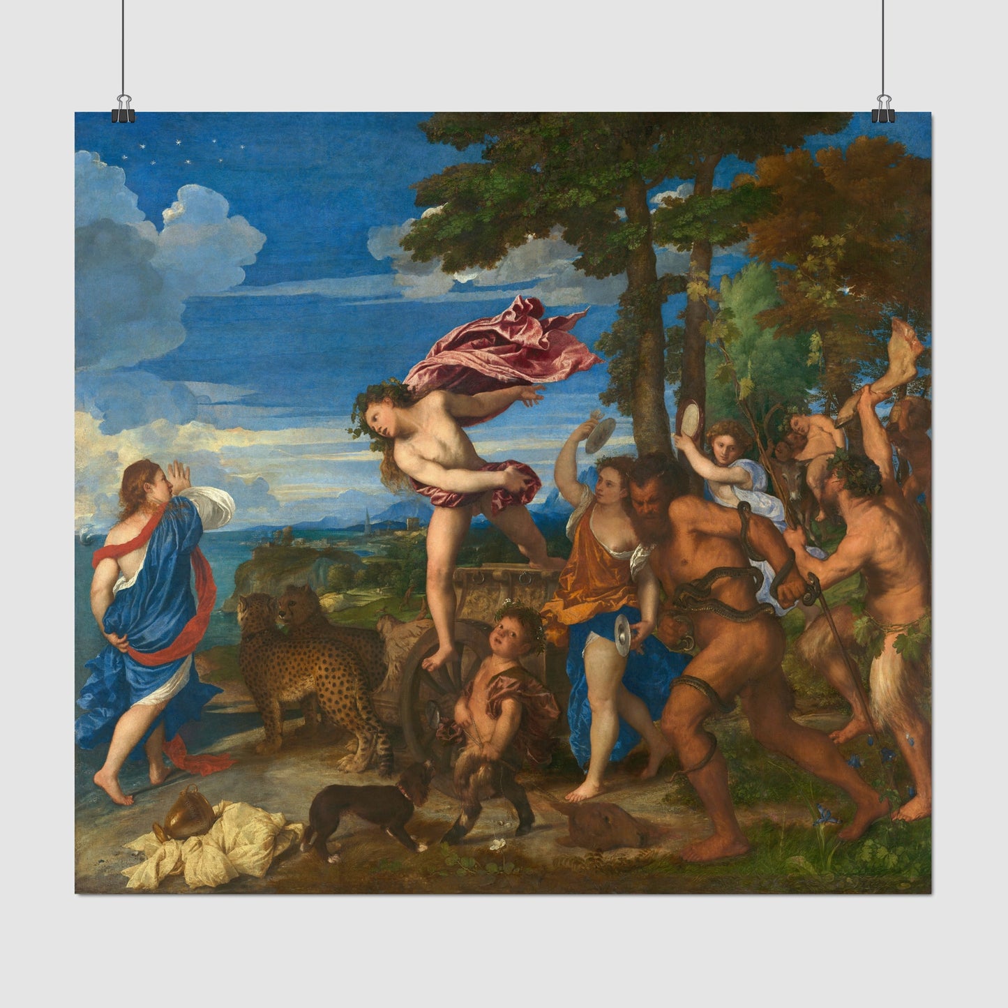Bacchus and Ariadne – Titian, Classic Art Reproduction