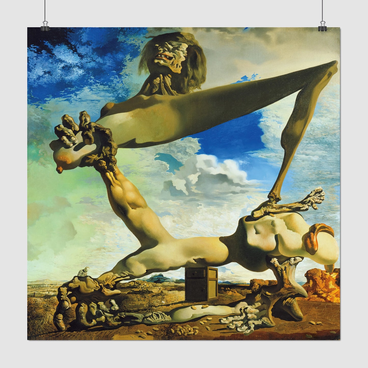 Soft Construction with Boiled Beans (1936) – Salvador Dalí - Printed Masterpieces