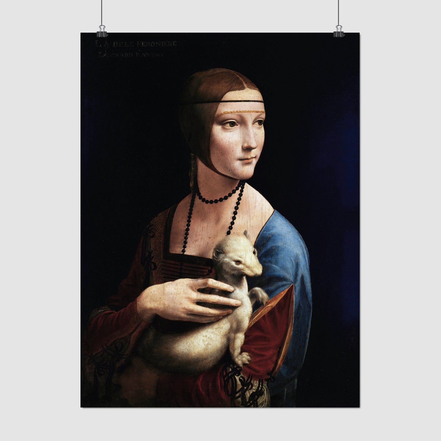 Lady with an Ermine – Leonardo da Vinci, Classic Art Reproduction