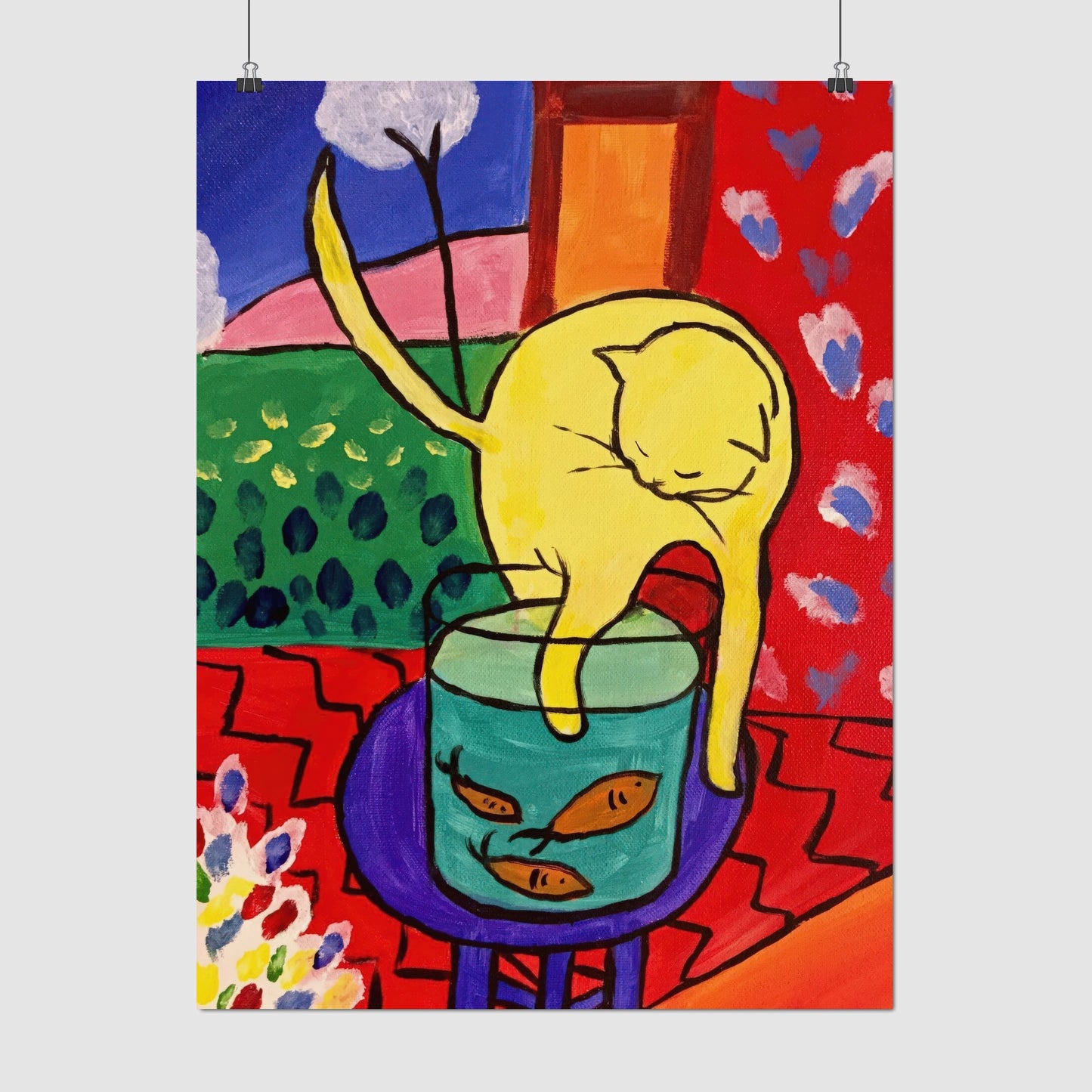 The cat with Red fish (1914) – Henri Matisse