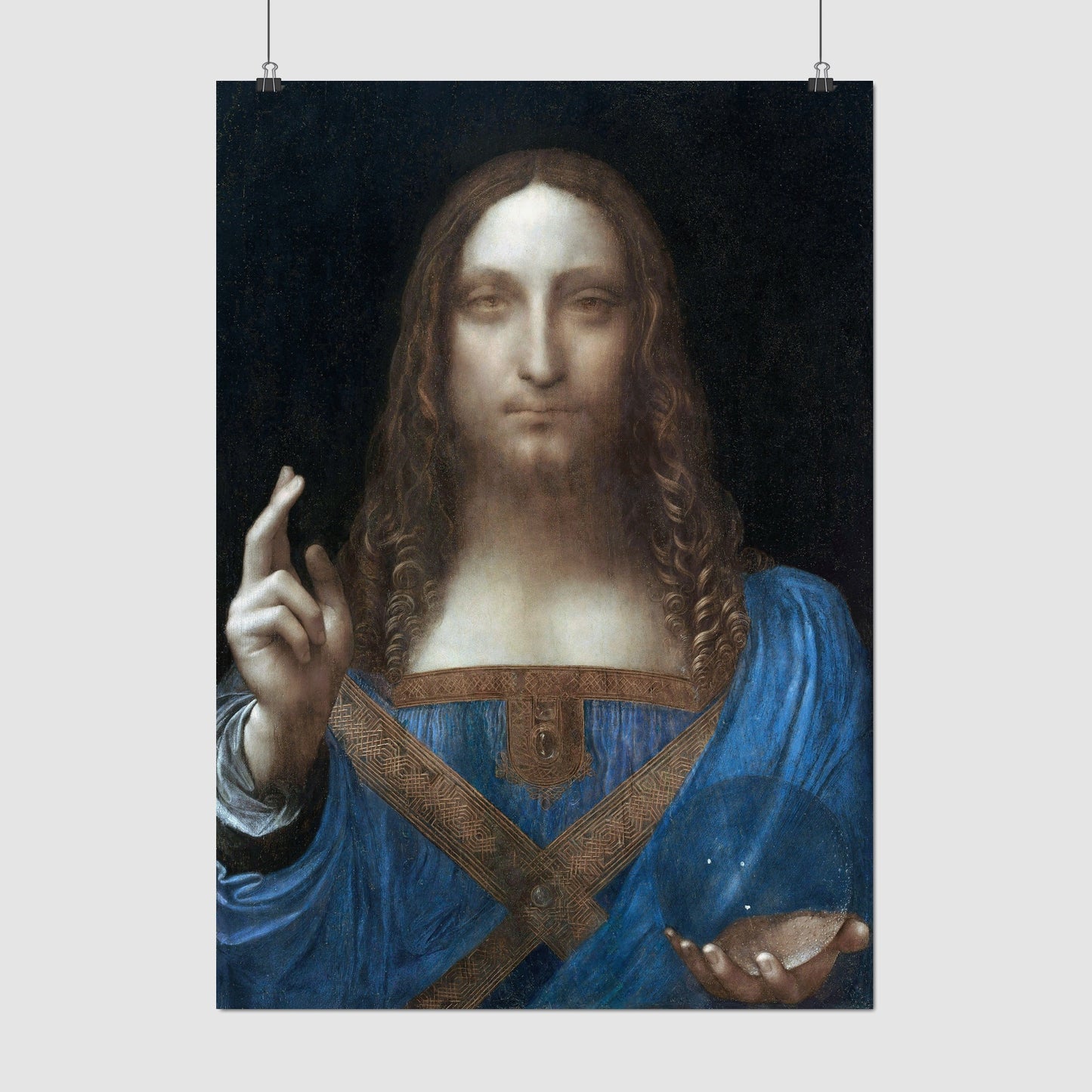Salvator Mundi – Leonardo da Vinci, Classic Art Reproduction