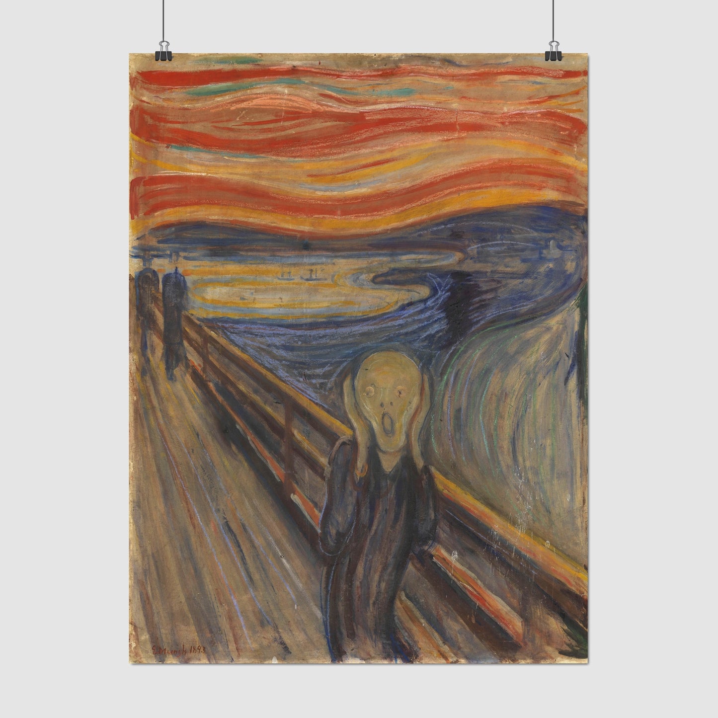 The Scream (1893) – Edvard Munch - Printed Masterpieces