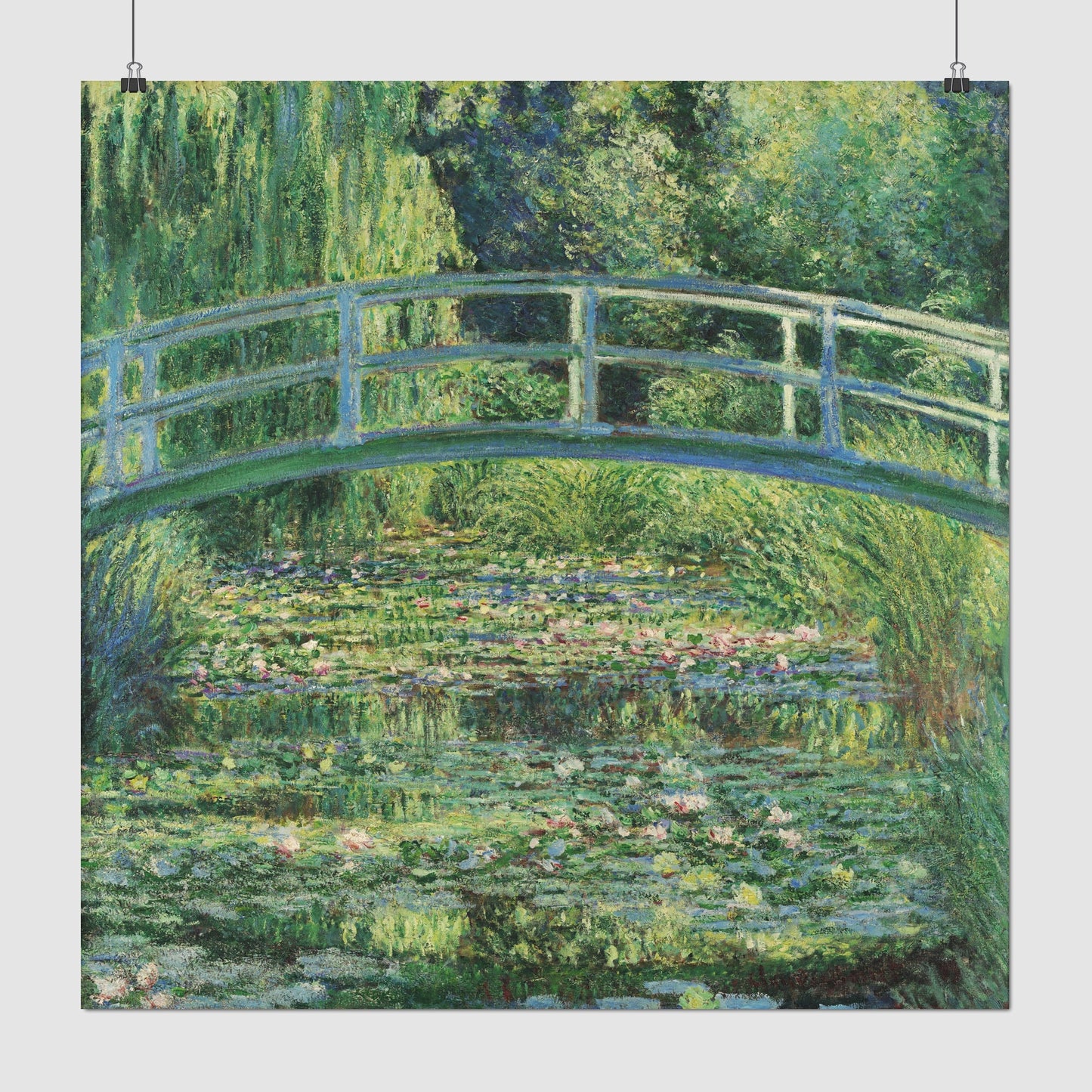 The Water-Lily Pond – Claude Monet, Classic Art Reproduction
