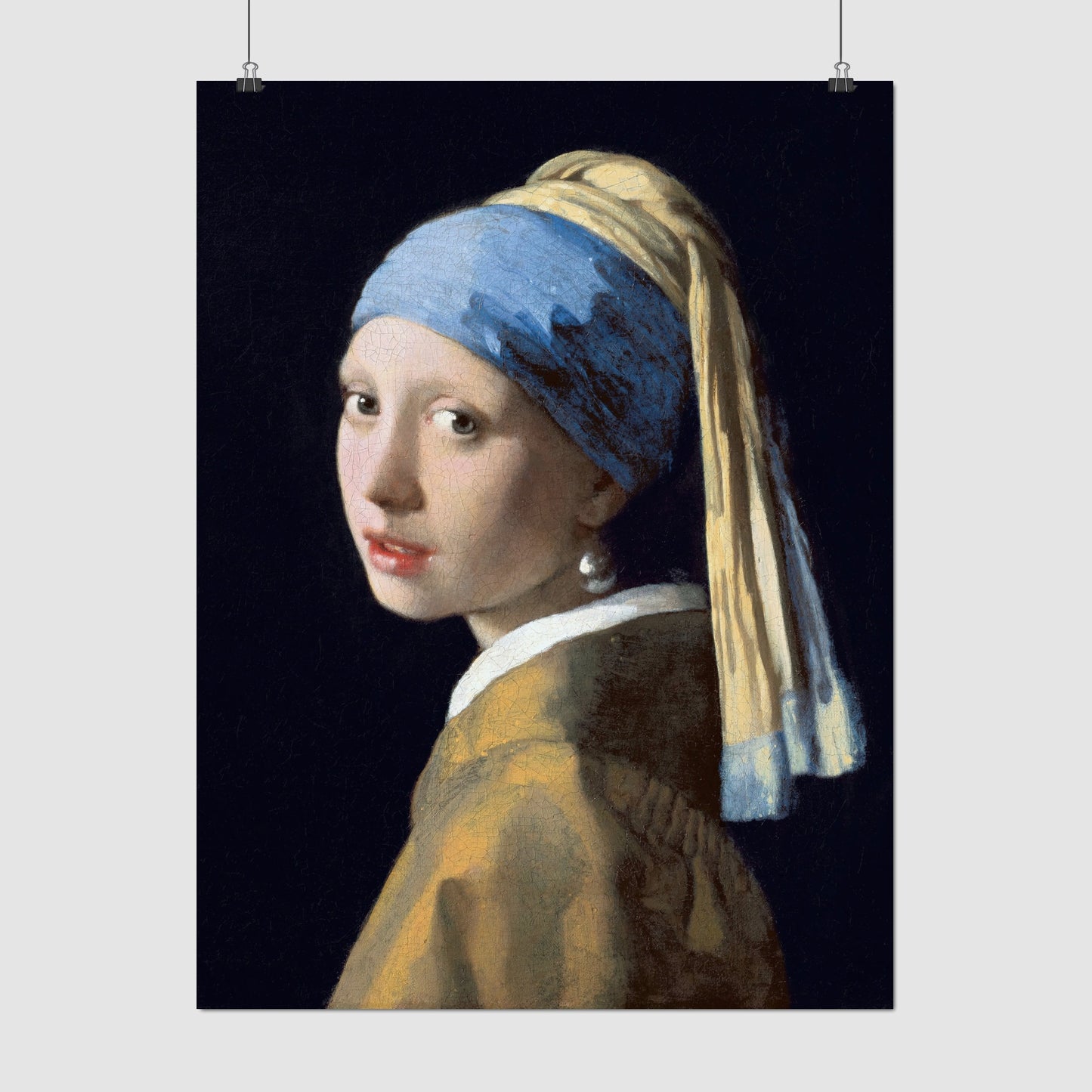 Girl with a Pearl Earring (1665) – Johannes Vermeer - Printed Masterpieces
