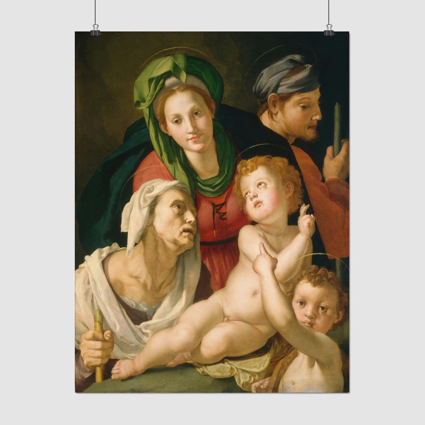 The Holy Family – Bronzino, Classic Art Reproduction