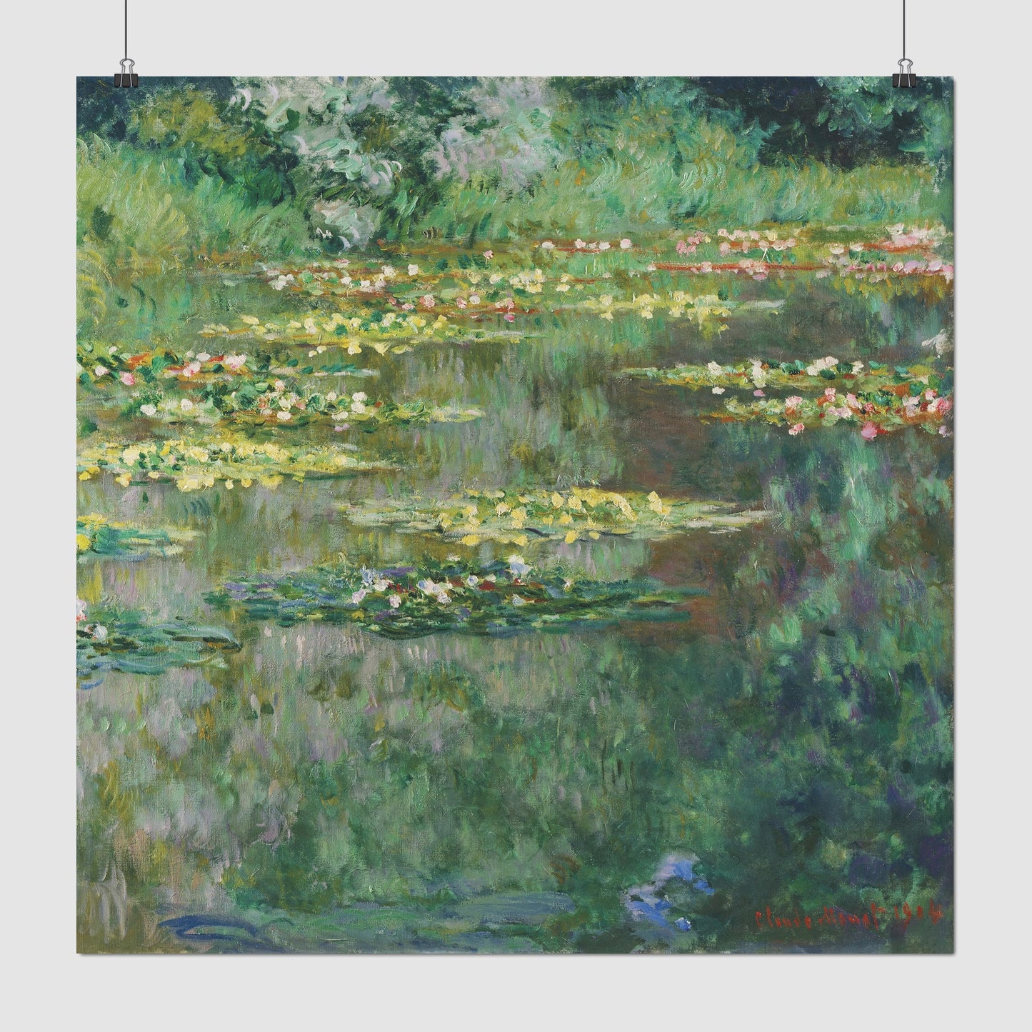 Le Bassin des Nympheas (1904) – Claude Monet - Printed Masterpieces