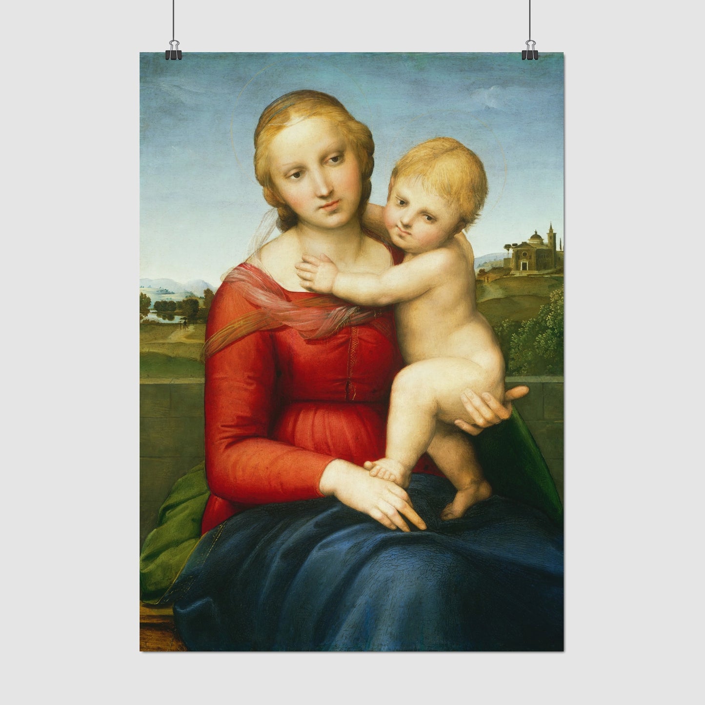 Small Cowper Madonna – Raphael Santi, Classic Art Reproduction