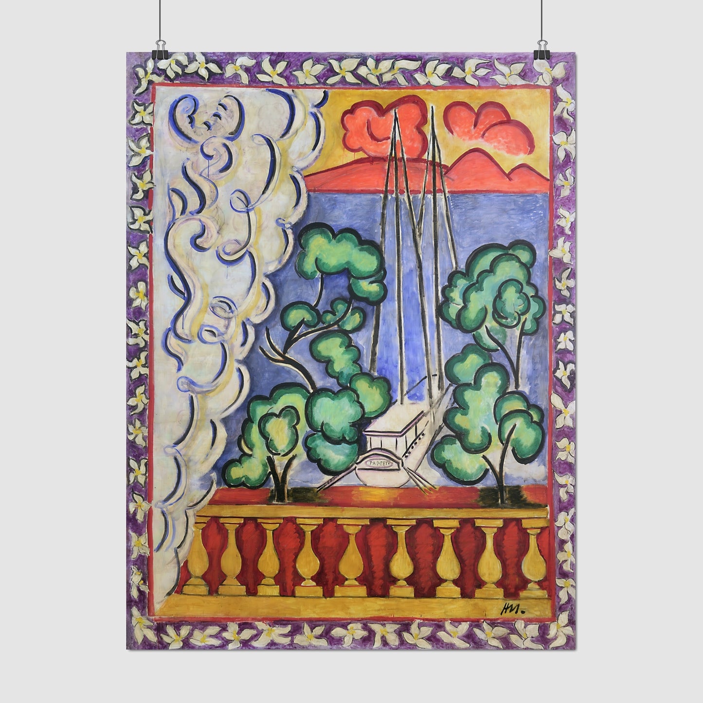 Window in Tahiti (1935) – Henri Matisse - Printed Masterpieces