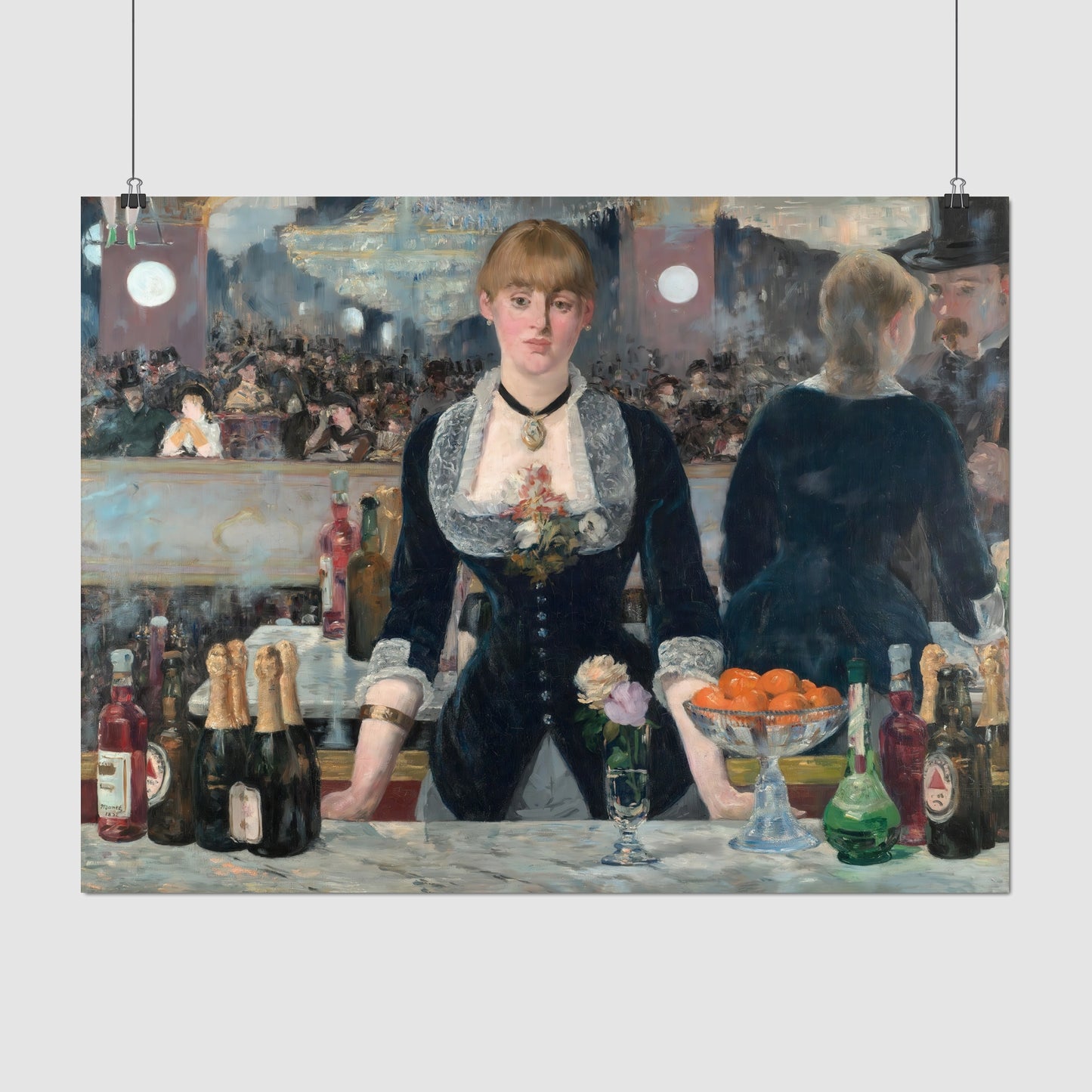 A Bar at the Folies-Bergère – Claude Monet, Classic Art Reproduction