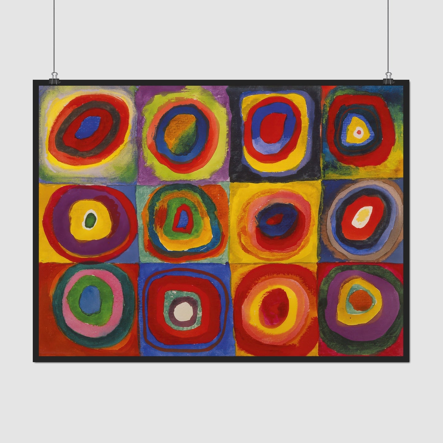 Squares with Concentric Circles (1913) – Wassily Kandinsky - Printed Masterpieces