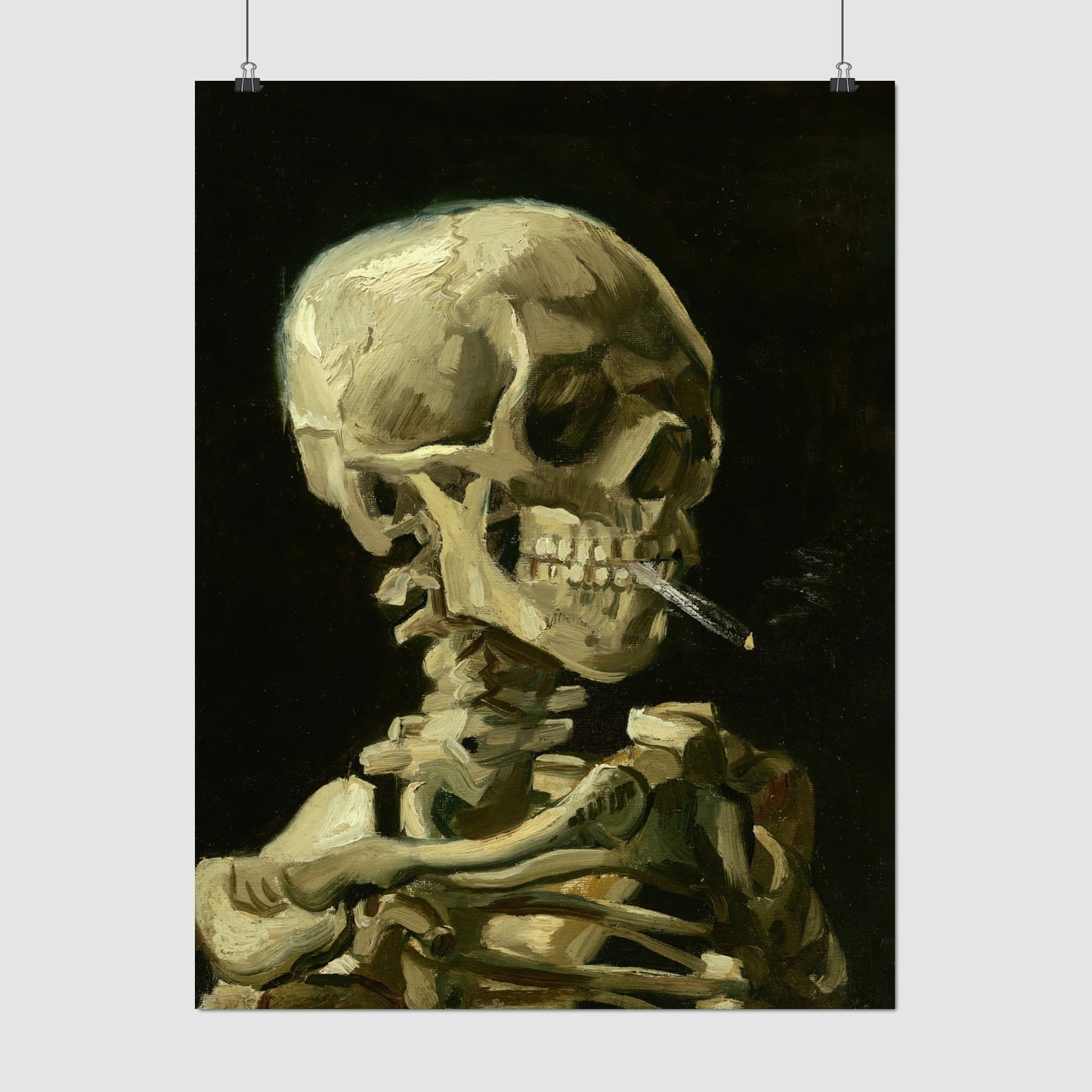 Skull of a Skeleton – Vincent van Gogh, Classic Art Reproduction