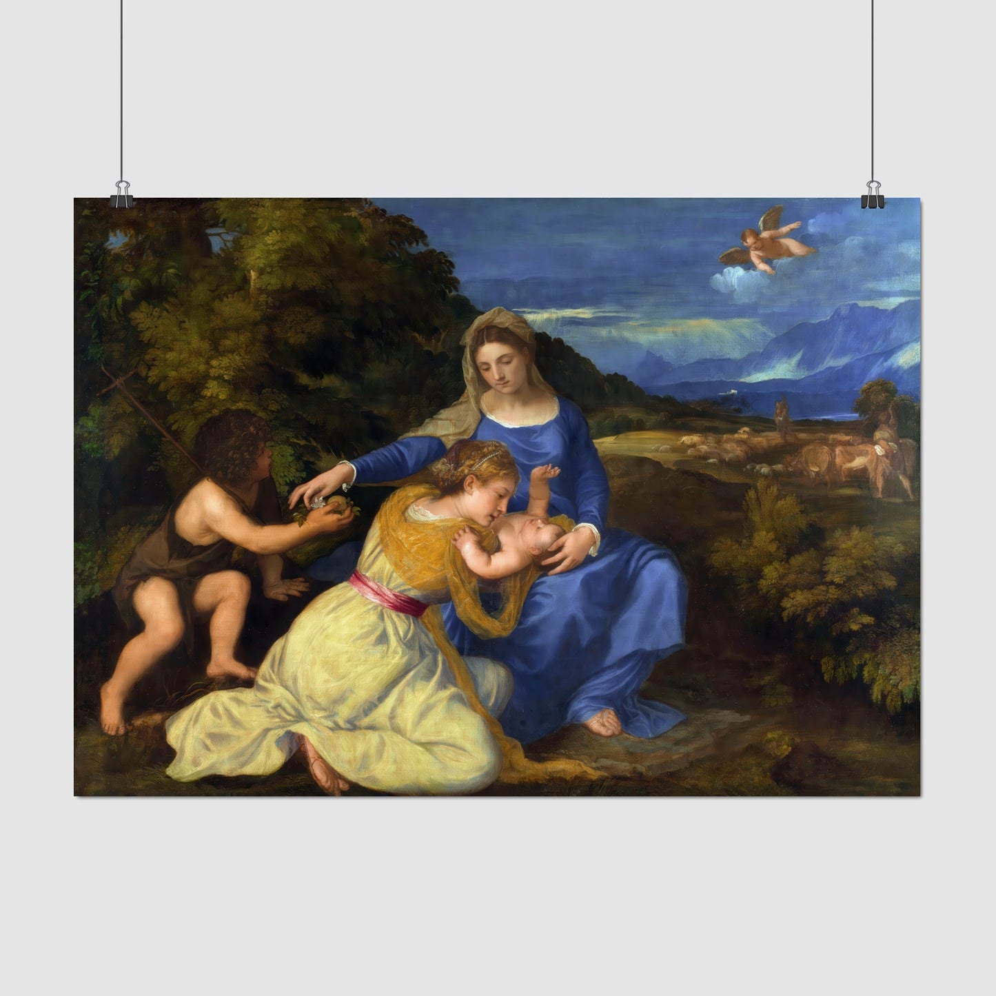 Aldobrandini Madonna – Titian, Classic Art Reproduction