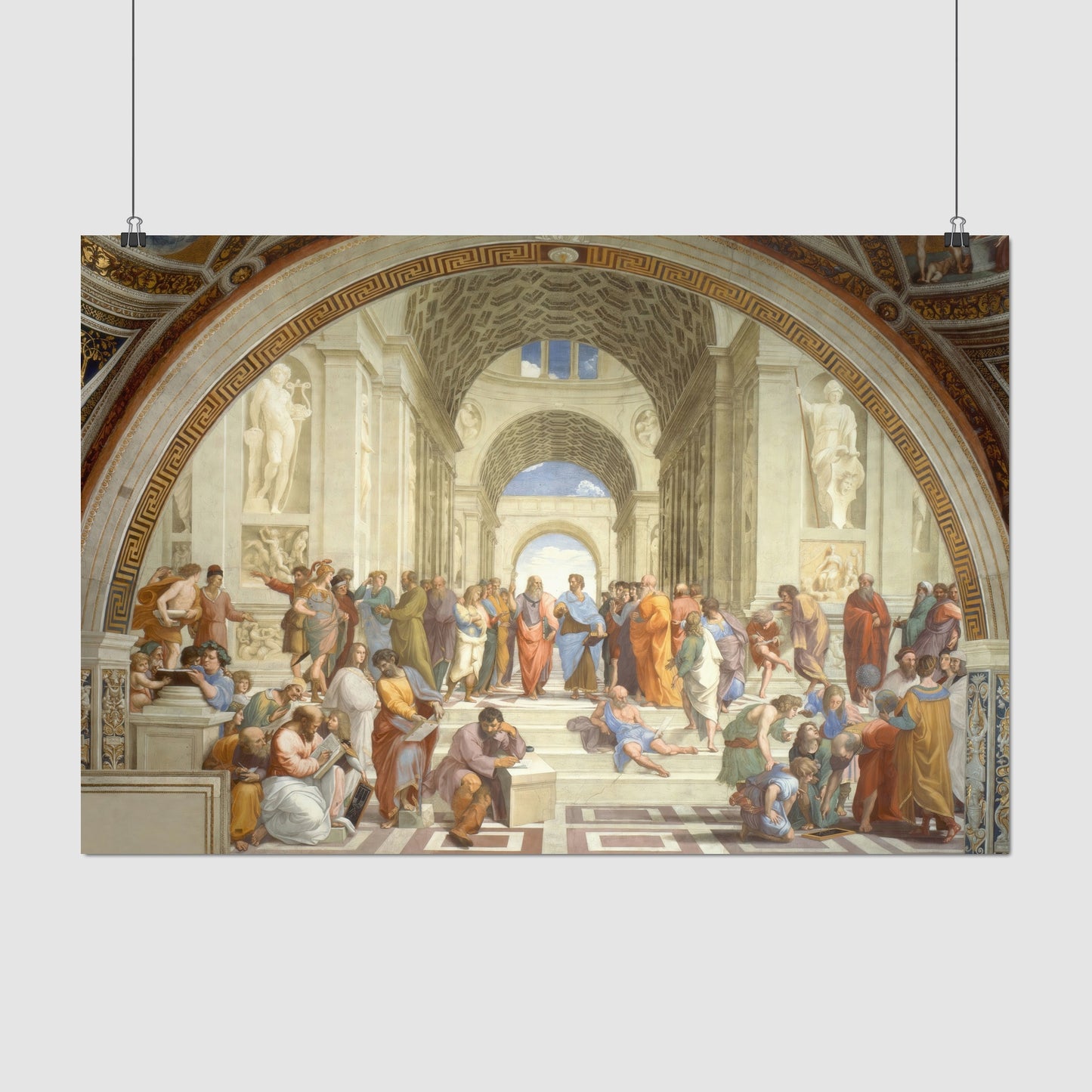 The School of Athens – Raphael Santi, Classic Art Reproduction