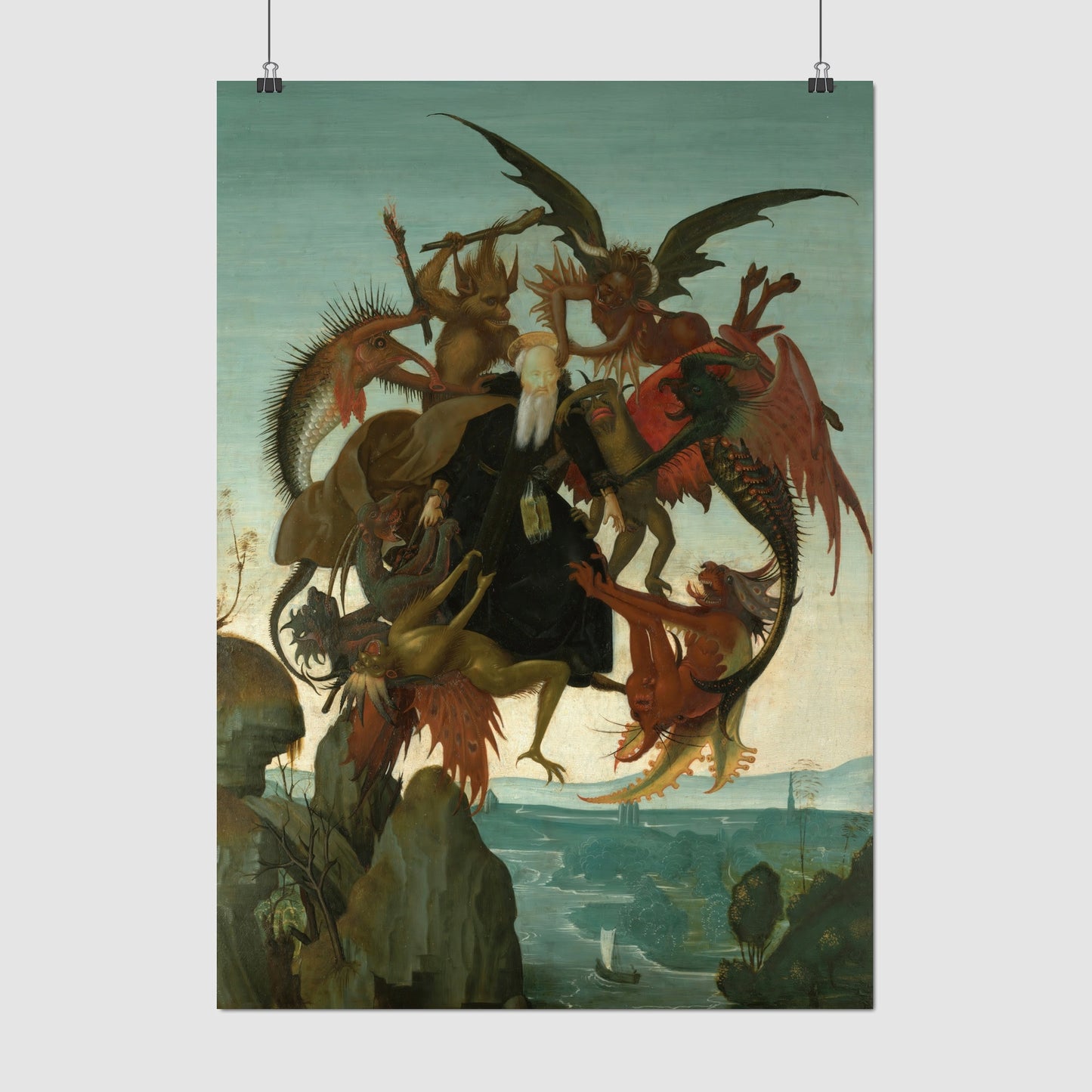 Torment of Saint Anthony – Michelangelo Buonarroti, Classic Art Reproduction