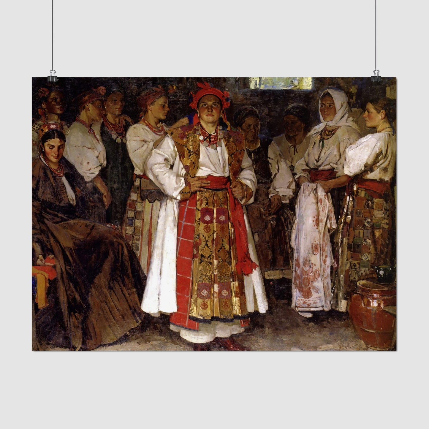 The Bride (1910) – Fedir Krychevsky - Printed Masterpieces
