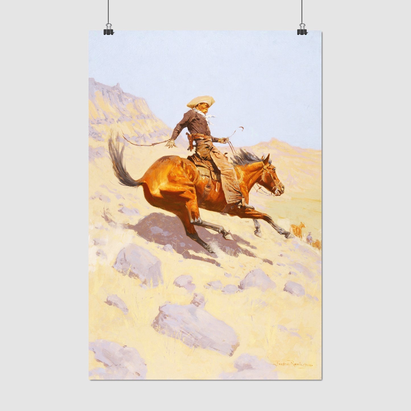 The Cowboy (1902) – Frederic Remington - Printed Masterpieces